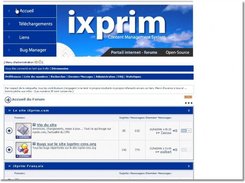 Ixprim CMS forum page