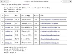 Search results