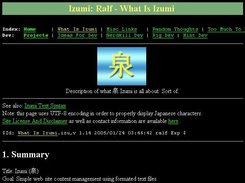 A document rendered by Izumi using the Black/Green theme.