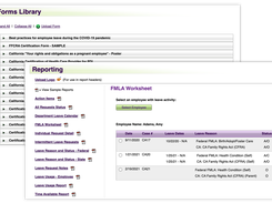 J. J. Keller FMLA Manager Screenshot 2