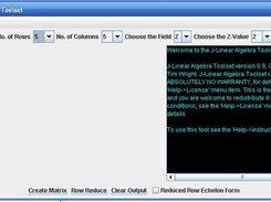 The main graphical interface