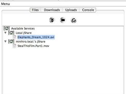Shared files tab