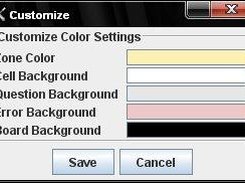 Customize Dialog