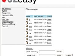 Web based administration. The admin console.