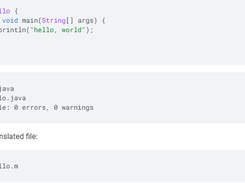 J2ObjC Screenshot 1