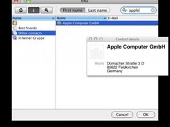 PeoplePickerDialog with contact details overlay