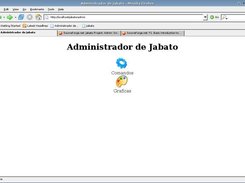 Web interface admin