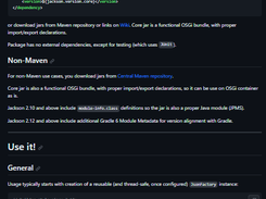 jackson-core Screenshot 1