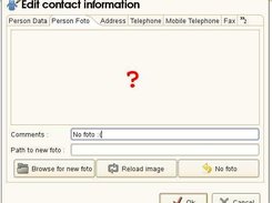 Edit contact's data