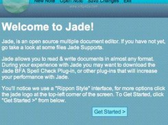 Jade - Mac - Welcome Screen