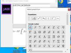 JAEE - Just Another Equation Editor Screenshot 2
