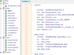 JaeEditor 1.9.15 + FASM 1.71.22 Screenshot 2