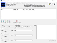 JAGPI - Just Another GnuPlot Interface Screenshot 1