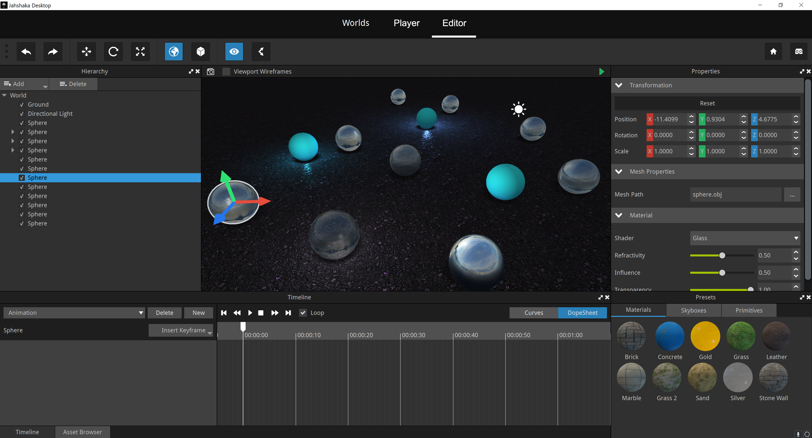 Edit player. Jahshaka. Jahshaka 2.0. CINEFX. Ultimate Module Editor (ume).