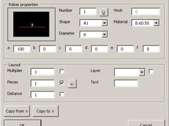 Rebar dialog