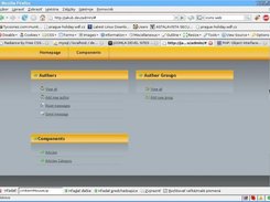 Takto pokracuju prace na komponentach a adminovi