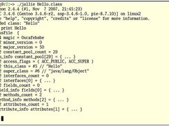 loading and displaying a class file