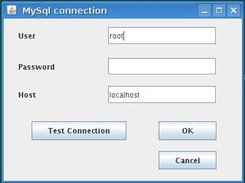 MySQL connection configuration