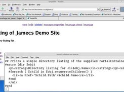 Velocimacro source and output