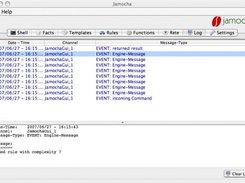 Inspection view of the event log.