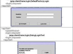 Configuring the login component: declaratively security