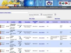 PSIwebware Janitorial Software Screenshot 2