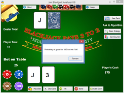 Jani Blackjack Analyser Screenshot 3
