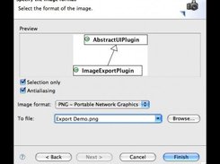 Export Image of Current Diagram wizard dialog box