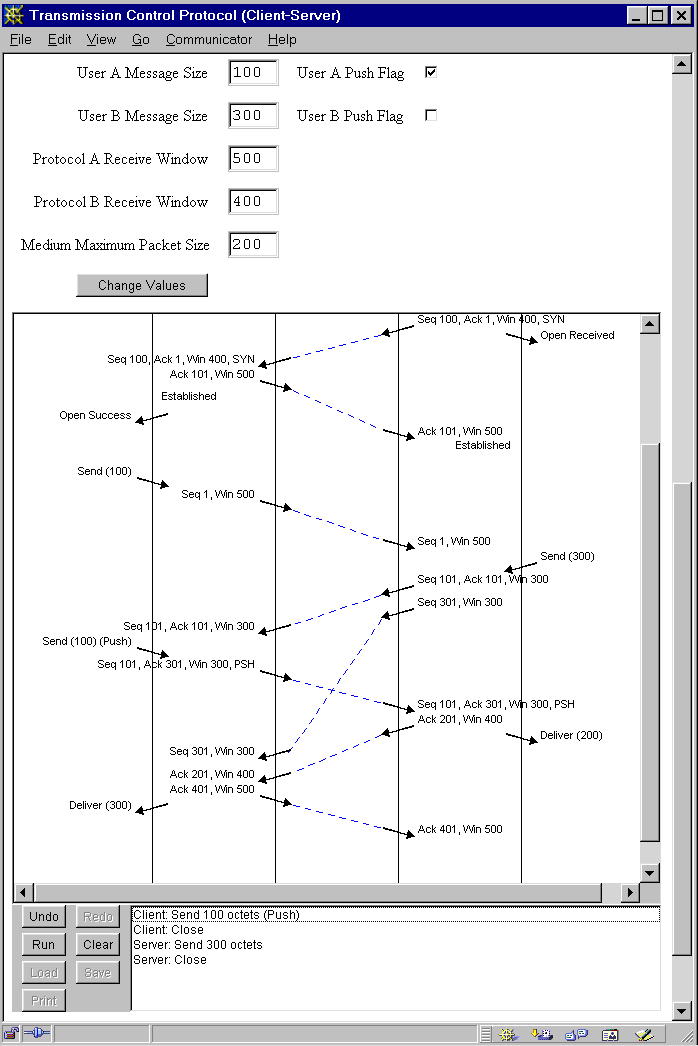 TCP Simulation