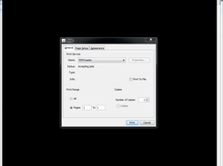 Print dialog