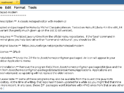 Java apps for Haiku Screenshot 1