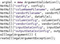 Very simple example of argument validation usage.
