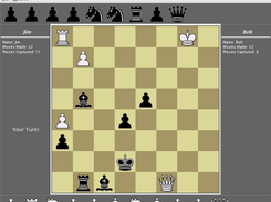 If your pawn crosses the board, it will promote into a queen.