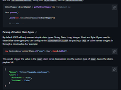 Java JWT JSON Screenshot 1