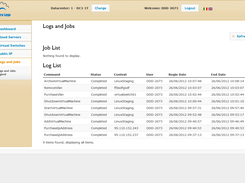 Logs and Jobs