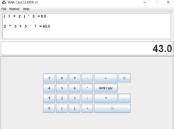 Java Calculator Screenshot 2
