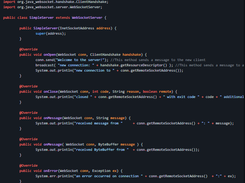 Java WebSockets Screenshot 1