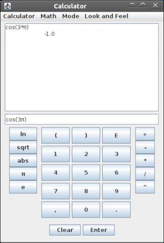 Scientific Calculator Java Program Code