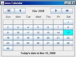 Calendar displaying only Today's Date