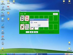 "The 21 Game" running under Windows XP