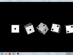 Screenshot of some collada dice images