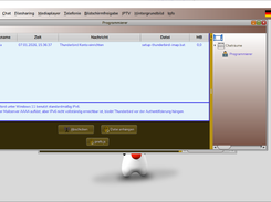 Chat with text messages and file attachment
