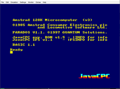 JavaCPC with expansion roms, no desktop mode