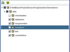 Javadoc Generator main window