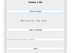 JavaFileCheckSum Screenshot 1