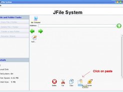 Paste file into directory