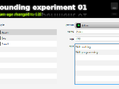 Experiment01 application screen