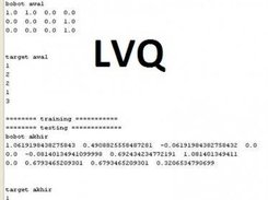 learning vector quantization - LVQ