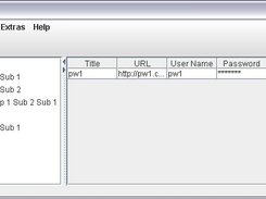 JavaKeePass, Swing GUI