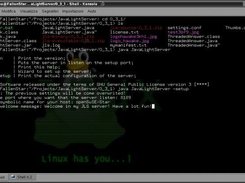JavaLightServer 0.3 on OpenSuSE 10.2 - Setup tool